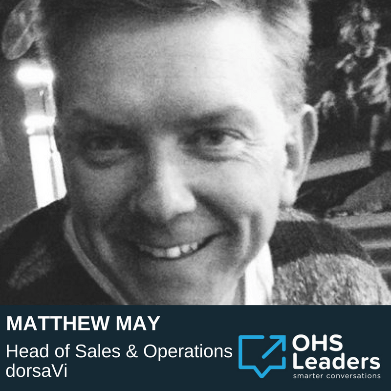 Matthew May, Head of Sales & Operations Australia at dorsaVi hosts a